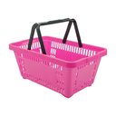 Ver imagem 1 de Cesto de Compras Plástico Para Supermercado 16L D100 Cód. 3000 - Della Plast