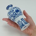 Ver imagem 4 de Vaso Decorativo Enfeite Casa Cerâmica 14x8x8cm Azul