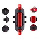 Ver imagem 2 de Lanterna Traseira Sinalizador Bike Bicicleta Recarregável