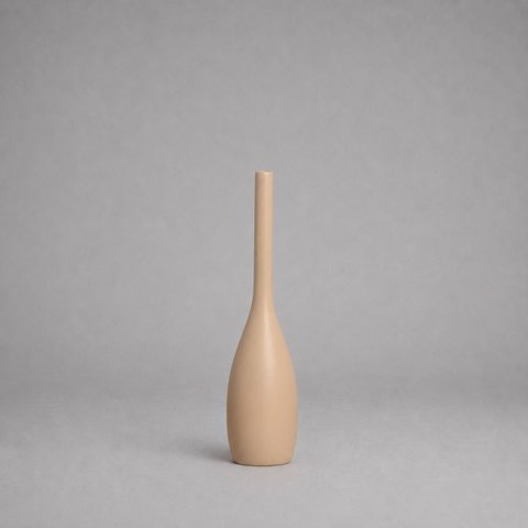 Garrafa Tulipa Pequena Vaso Decorativo de Cerâmica para Sala e Mesa Dunas