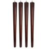 Kit de 4 Pé Palito 75cm Imbuia Marrom Escuro com Parafuso 5/16 - 1