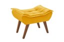 Ver imagem 1 de Puff Decorativo Opalla Suede para Sala Unidecor Amarelo