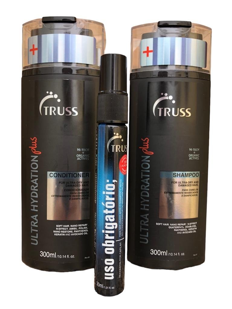 Truss Ultra Hydration Plus Shampoo e Condicionador 300ml + Uso Obrigatório 30ml 12205 - 1
