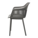 Ver mais imagens de Kit 2 Cadeiras Decorativas Prescott Sala de Jantar Pp/pu Cinza G56 - Gran Belo