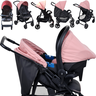 Carrinho de Bebe Bebe Conforto Base Burigotto Ecco Cz Rosa - 3