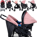 Ver imagem 3 de Carrinho de Bebe Bebe Conforto Base Burigotto Ecco Cz Rosa