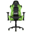 Ver imagem 1 de Cadeira Gamer Profissional Tgc12 Preta/verde Thunderx3