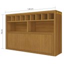 Ver imagem 2 de Cozinha Ilha Completa Baronesa Off White com Freijó - Nesher