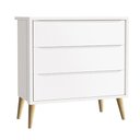 Ver imagem 7 de Quarto Infantil Theo 2 portas Branco Fosco com Pés Madeira Natural - Reller Móveis