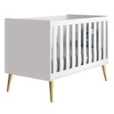 Ver imagem 5 de Quarto Infantil Theo 2 portas Branco Fosco com Pés Madeira Natural - Reller Móveis