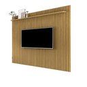 Ver imagem 1 de Painel Para TV Ripado Até 75 Polegadas Venus 1.8 X 2.2 Cumaru – Giga Móveis
