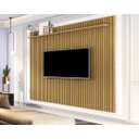 Ver imagem 2 de Painel Para TV Ripado Até 75 Polegadas Venus 1.8 X 2.2 Cumaru – Giga Móveis