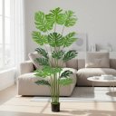 Ver imagem 1 de Planta Artificial Costela de Adão para Decoração Sala 1.80m Verde