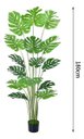 Ver imagem 2 de Planta Artificial Costela de Adão para Decoração Sala 1.80m Verde