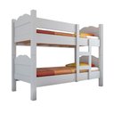 Ver imagem 5 de Conjunto Beliche Madrid com Grades e Armário Organizador Gold 2 Portas para Dormitório - Branco