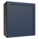 Ver imagem 1 de Armário Aéreo 60 Cm 1 Porta Rustic/azul Vik Madesa
