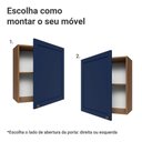Ver imagem 4 de Armário Aéreo 60 Cm 1 Porta Rustic/azul Vik Madesa