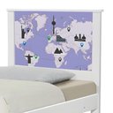 Ver imagem 3 de Bicama Solteiro Hop Mapa Viagens com Colchões