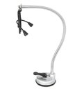 Ver mais imagens de Suporte Secador Cabelo Parede Ventosa Vidro Azulejo Articulavel Flexivel Banheiro Casa Penteadeira P