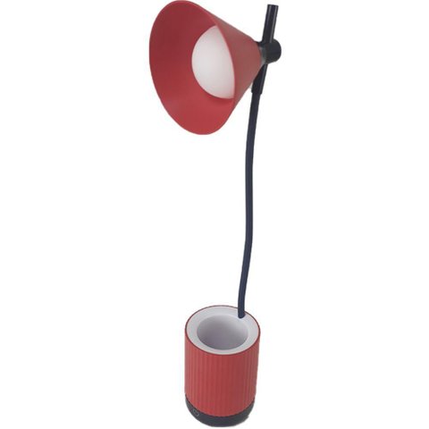 Luminaria de Mesa Porta Objetos Iluminado Abajur Articulada