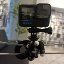 Mini Tripé Octopus Preto + Adaptador para Dslr, Gopro e Similares - 4
