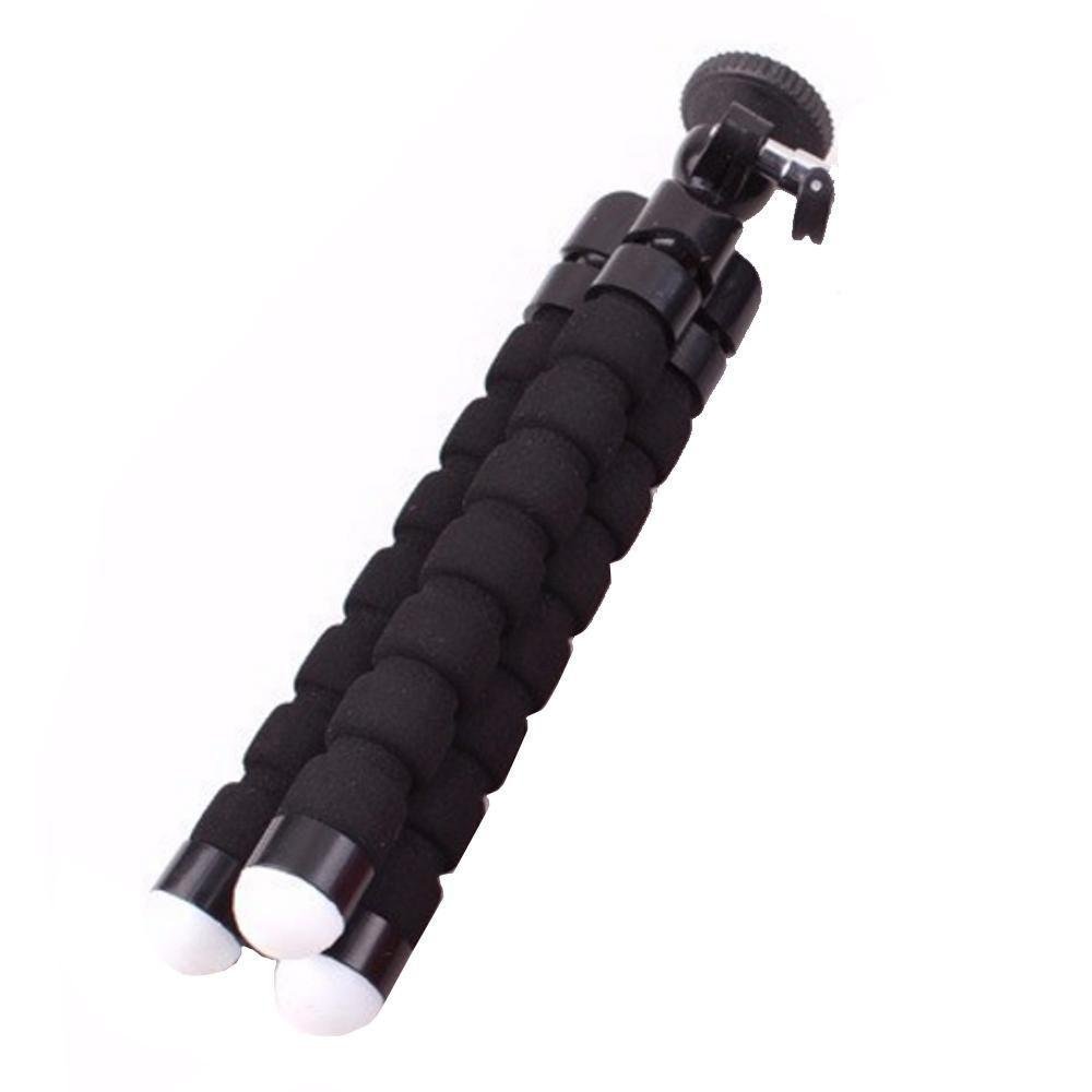Mini Tripé Octopus Preto + Adaptador para Dslr, Gopro e Similares - 8