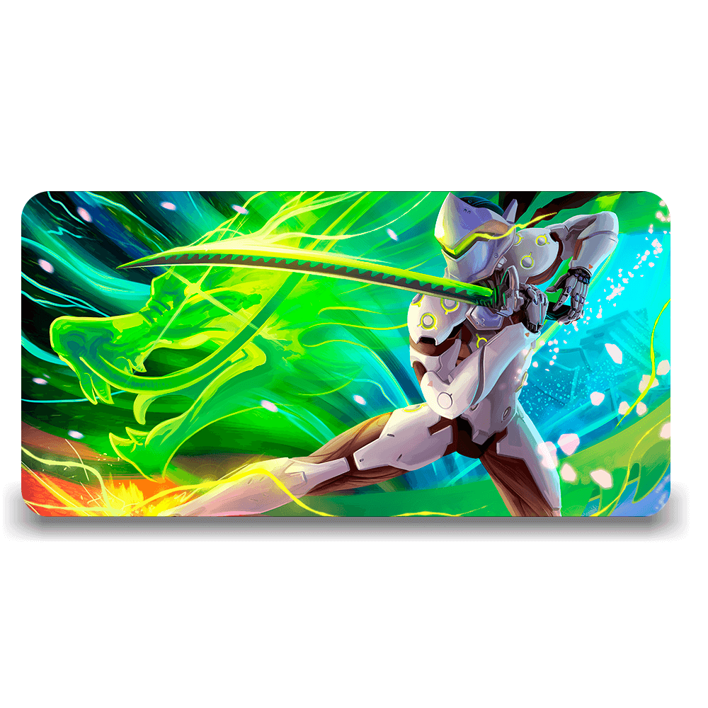 Mouse Pad Gamer Overwatch Genji Império da Impressão - 1