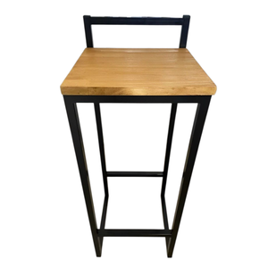 Banqueta Industrial C/encosto Alta Bistrô Estilo Rustica
