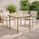 Ver imagem 1 de Mesa para Jardim e Varanda em Polipropileno Linea Bege/Fendi