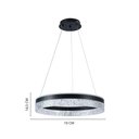 Ver imagem 2 de Pendente Led Moderno Taschibra Crown 50cm Luz Quente 3000k Bivolt