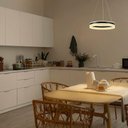 Ver imagem 4 de Pendente Led Moderno Taschibra Crown 50cm Luz Quente 3000k Bivolt