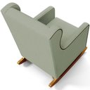 Ver imagem 6 de Poltrona de Amamentação com Balanço Mavie L02 Bouclê Oliva - Lyam Decor