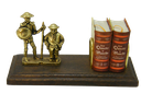 Ver imagem 6 de Porta Livro Dom Quixote e Sancho Pança em Latão + Mini Obra Completa Sat La Mancha