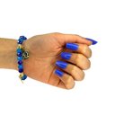 Ver imagem 3 de Pulseira Santa Sara Medalha Foto e Moedas Cristal e Silicone