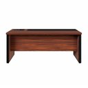 Ver imagem 5 de Mesa de Escritório Diretor com Caixa de Tomadas 180cm Corporate Preto Marrom