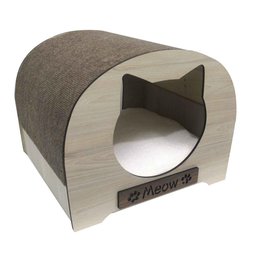 Toquinha Luna + Arranhador Casa Para Gatos  Brinquedos - 2