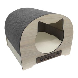 Toquinha Luna + Arranhador Casa Para Gatos  Brinquedos