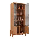 Ver imagem 3 de Sala de Jantar Lizz com Cristaleira e Buffet Aparador com Adega Cedro - Casa D