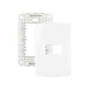 Ver imagem 1 de Placa com Suporte Margirius B3 4x2 para 1 Módulo Horizontal Branca