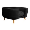 Ver imagem 3 de Cama Pet Poltrona Hannah Luxo Preto