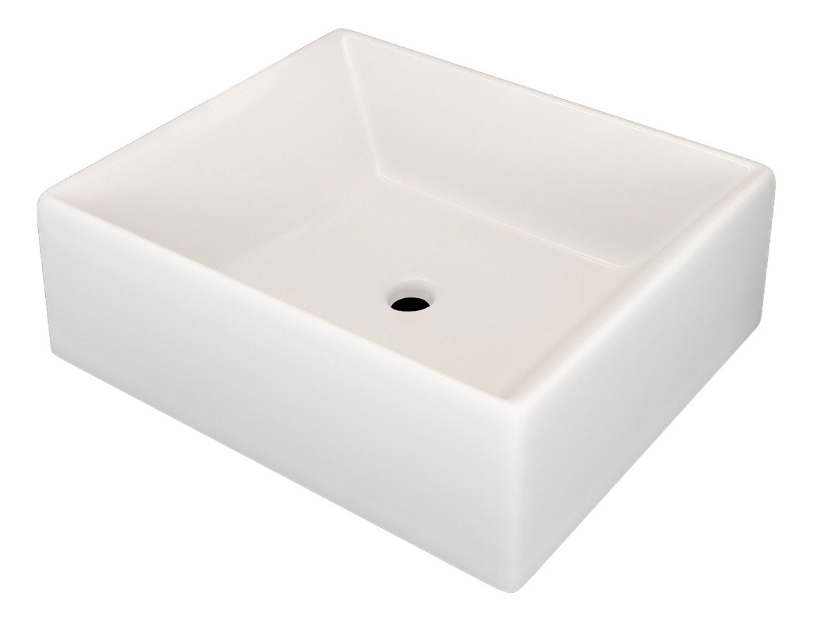 Cuba de Sobrepor P/ Banheiro e Lavabo Branco Supremo 27x30,5