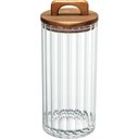 Ver imagem 1 de Pote Hermético de Borossilicato 1,3L Transparente 24x10x10cm Mantimentos Cozinha