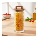 Ver imagem 2 de Pote Hermético de Borossilicato 1,3L Transparente 24x10x10cm Mantimentos Cozinha