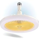 Ver imagem 2 de Luminária Ventilador de Teto com Luz LED 3 Intensidades 3 Velocidades Branco Controle Remoto Bivolt