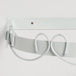 Kit 2 Peças Mosquiteiro Filó Tule Palha e Dossel de Parede Arabesco Branco - 4