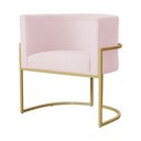 Ver imagem 3 de Poltrona Decorativa Luana Requinte Suede Cores - DS Estofados - Rosa Bebê