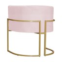 Ver imagem 5 de Poltrona Decorativa Luana Requinte Suede Cores - DS Estofados - Rosa Bebê