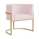 Ver imagem 1 de Poltrona Decorativa Luana Requinte Suede Cores - DS Estofados - Rosa Bebê