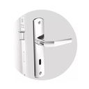 Ver imagem 2 de Fechadura Interna 3f Soave Inox P/quarto Banheiro Casa