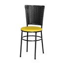 Ver imagem 2 de 6 Cadeiras para Mesa Preta Hawai Preto:amarelo